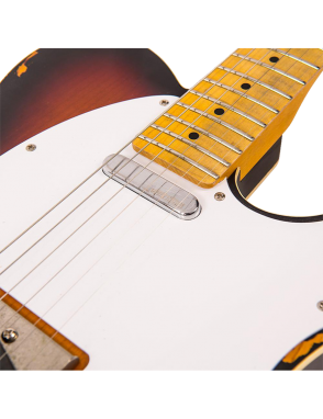 Vintage® V59 Guitarra Eléctrica Tele® Gastada | Sunburst