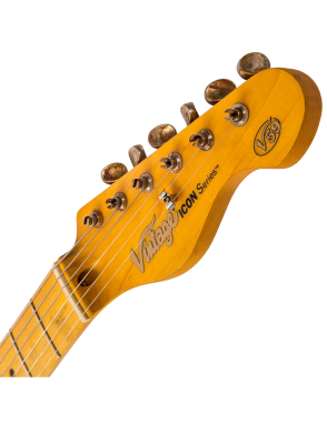 Vintage® V59 Guitarra Eléctrica Tele® Gastada | Sunburst