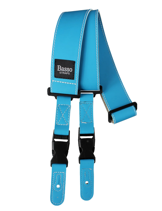 Basso® Neón Quick Release Correa Guitarra 5cm Largo: 160cm | Blue