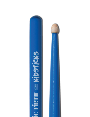 VIC FIRTH® KIDSTICKS American Classic® Baquetas Azul Punta Madera