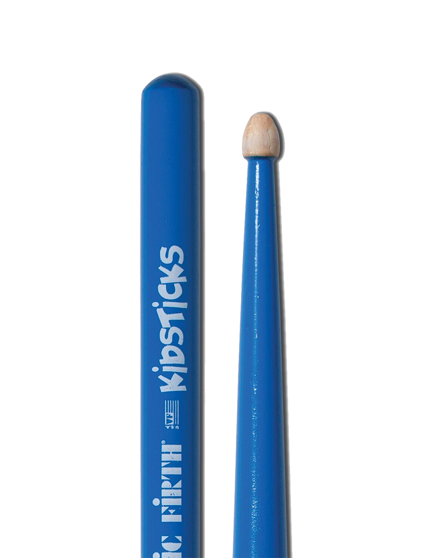 VIC FIRTH® KIDSTICKS American Classic® Baquetas Azul Punta Madera