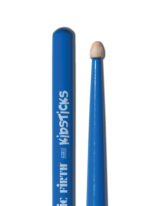 VIC FIRTH® KIDSTICKS American Classic® Baquetas Azul Punta Madera