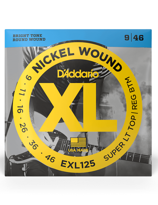 D'Addario EXL125 9-46 Cuerdas Guitarra Eléctrica Nickel Wound