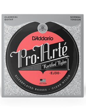 D'Addario EJ30 Pro Arté Cuerdas Guitarra Clásica Nylon Rectified Tensión Normal