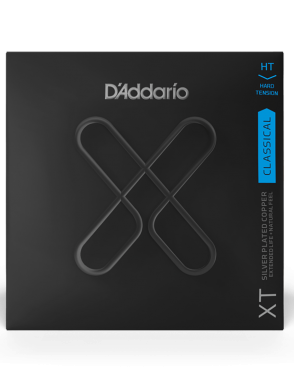 D'Addario XTC46 XT Cuerdas Guitarra Clásica Nylon Recubiertas Tensión Hard