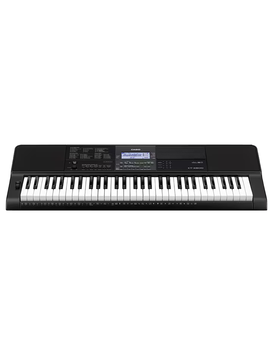 CASIO® CT-X800 Teclado Portátil Vocal 61 Teclas + Atril Doble XX