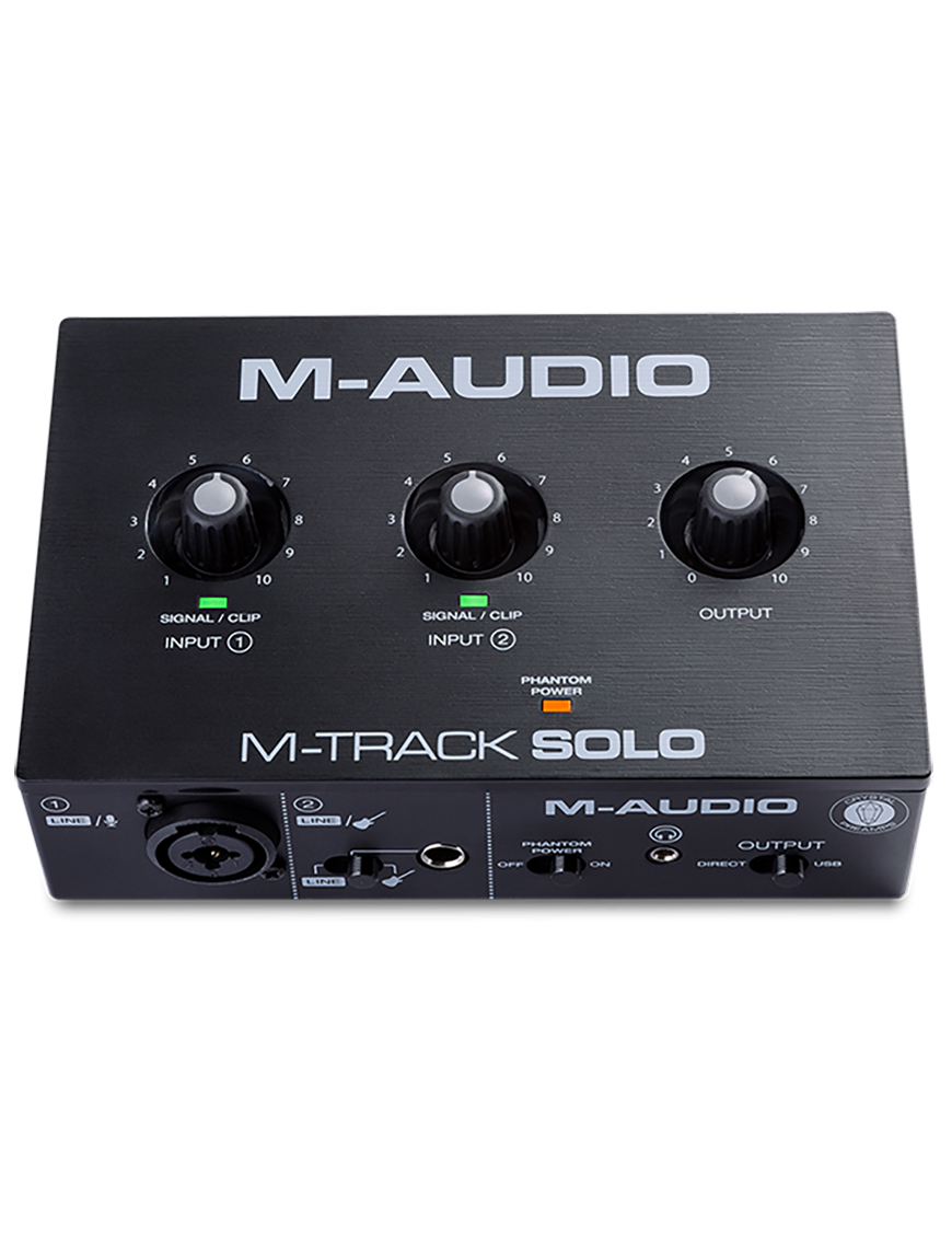 M-AUDIO® M-Track Solo Interfaz Audio 2 Canales