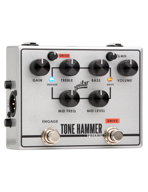 Aguilar® Tone Hammer® PREAMP V2 Pedal Bajo Preamp Caja Directa