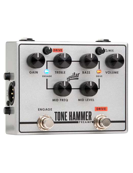 Aguilar® Tone Hammer® PREAMP V2 Pedal Bajo Preamp Caja Directa