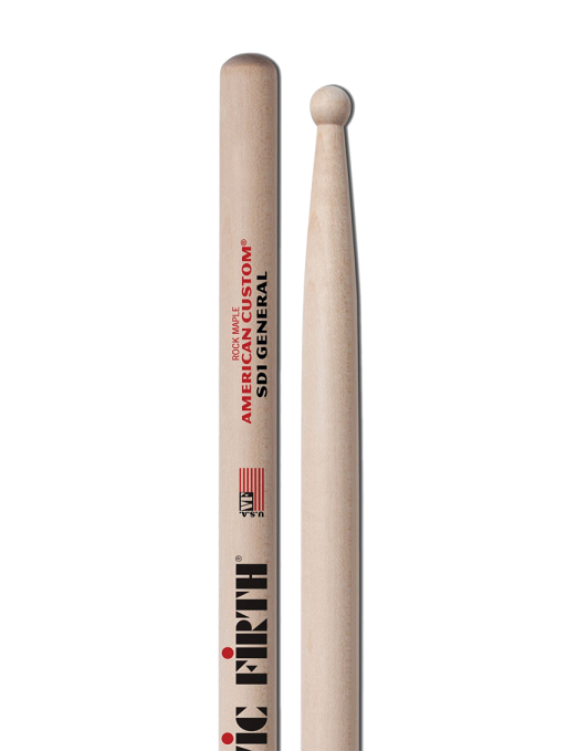 VIC FIRTH® SD1 General American Custom® Baquetas Punta Madera