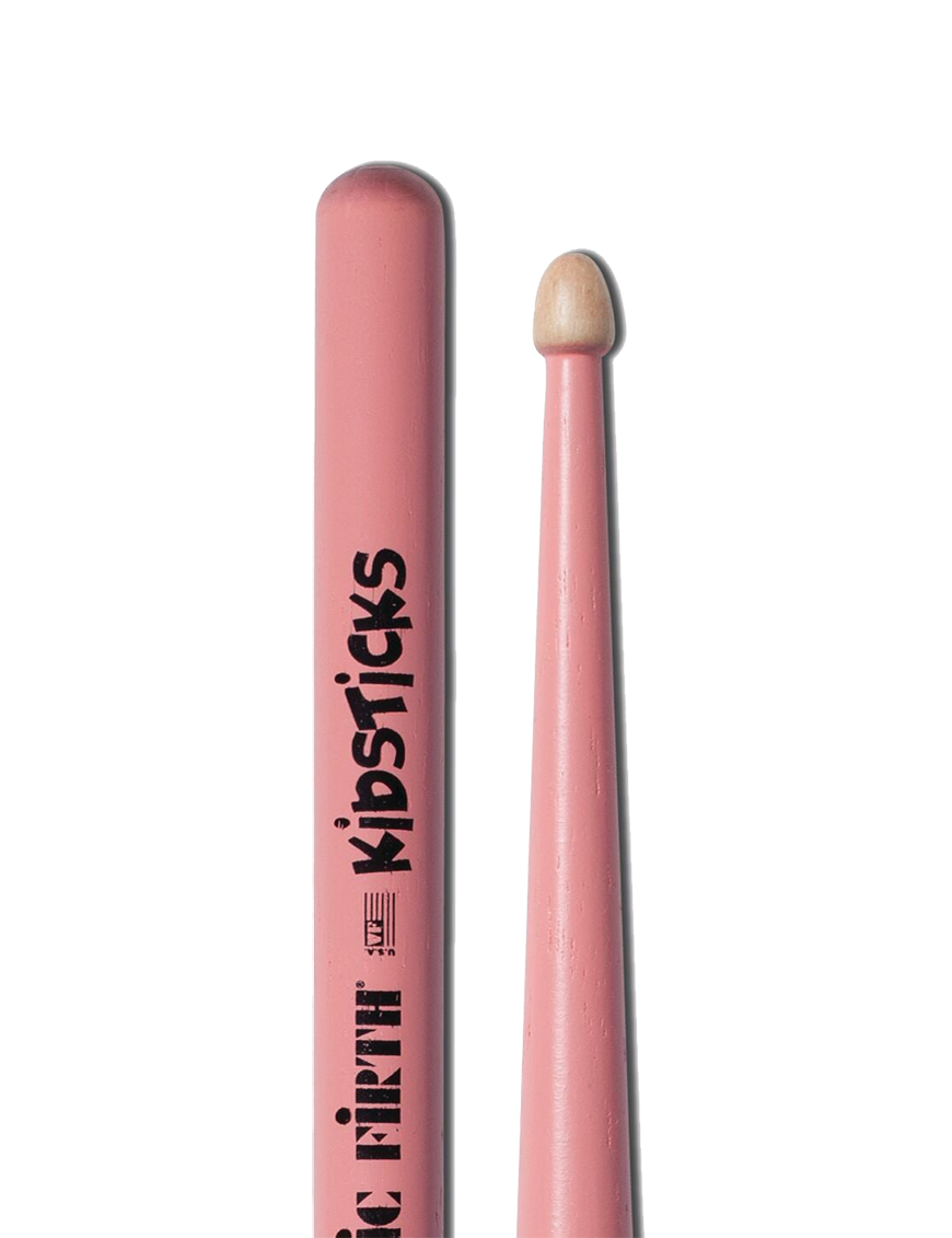 VIC FIRTH® KIDSTICKS American Classic® Baquetas Pink Punta Madera