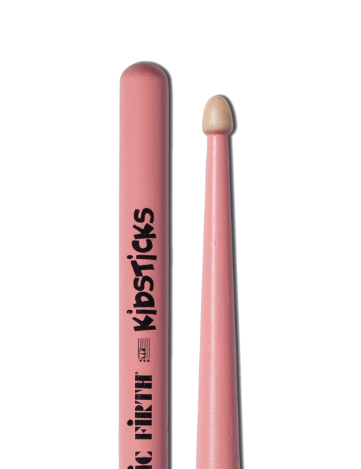 VIC FIRTH® KIDSTICKS American Classic® Baquetas Pink Punta Madera