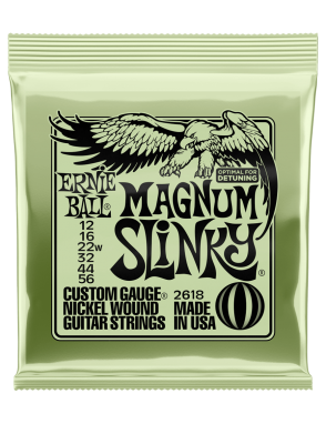 Ernie Ball® 2618 12-52 Slinky® Cuerdas Guitarra Eléctrica Magnum Nickel