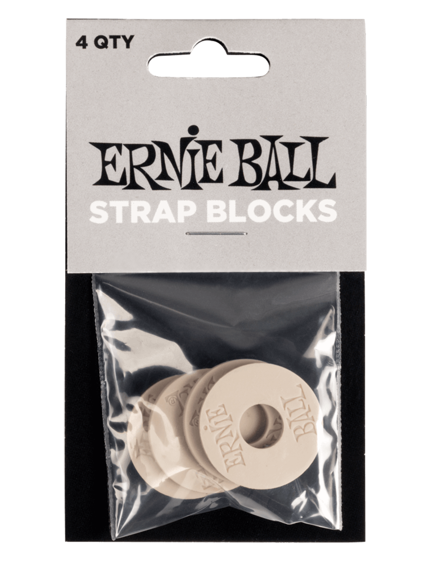 ERNIE BALL® 5625 Bloqueo de Correa Grey Set: 4 Unidades