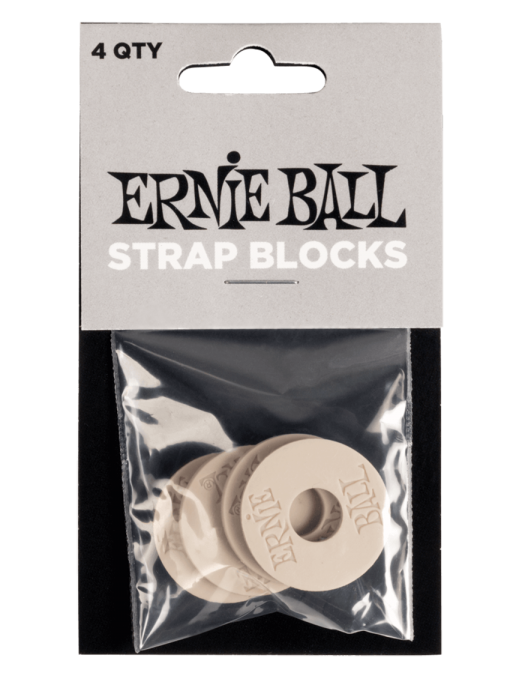 ERNIE BALL® 5625 Bloqueo de Correa Grey Set: 4 Unidades