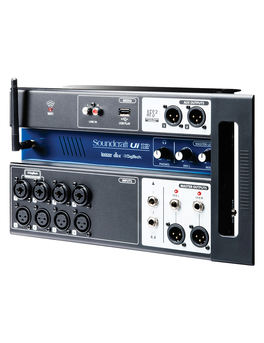 Soundcraft® Ui12 Mezclador Digital Rack 12 Canales