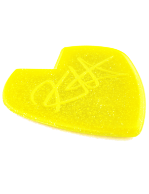 Dunlop® Kirk Hammett JAZZ III Uñetas Glitter Amarillo | 6 Unidades