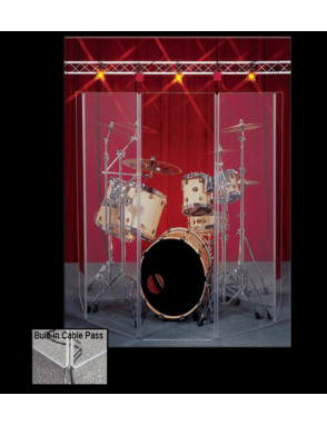 ApexTone® Drum Shield Batería Escudo Acústico ApexTone DSLITE Set: 5