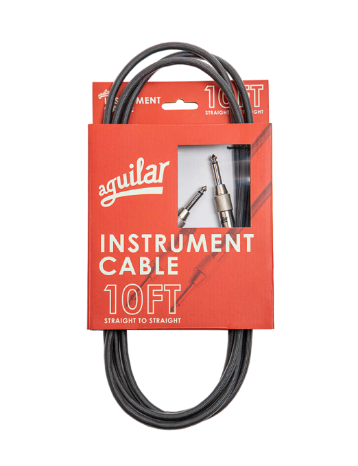 Aguilar® INST10SS Cables Instrumentos Plug ¼" Recto A Plug ¼" Recto OFHC | 3.05 mt