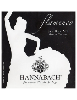 HANNABACH® 827 Flamenco Cuerdas Guitarra Clásica Nylon Tensión Media