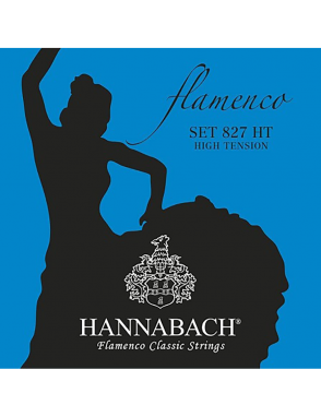 HANNABACH® 827 Flamenco Cuerdas Guitarra Flamenca Nylon Tensión Alta