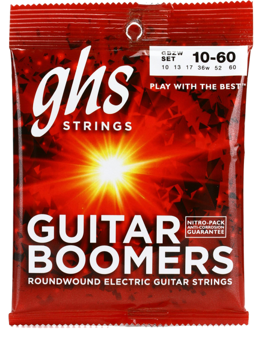 GHS GB-ZW 10-60 Zakk Wylde Cuerdas Guitarra Eléctrica Boomers™ Low Tuned