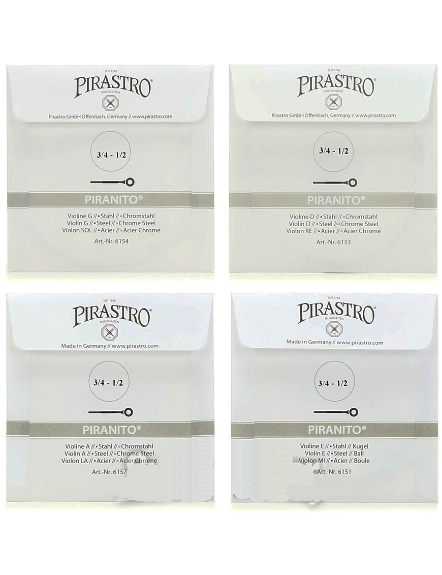 PIRASTRO® PIRANITO® Cuerdas Violín Set 3/4 1/2