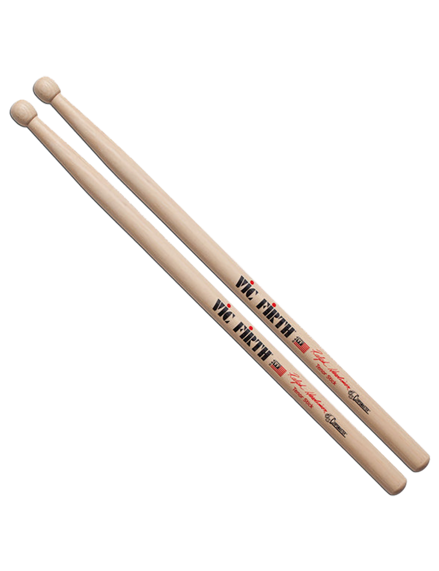 VIC FIRTH® Tenor Ralph Hardimon Signature Baquetas Corpsmaster® Caja Snare Punta Madera