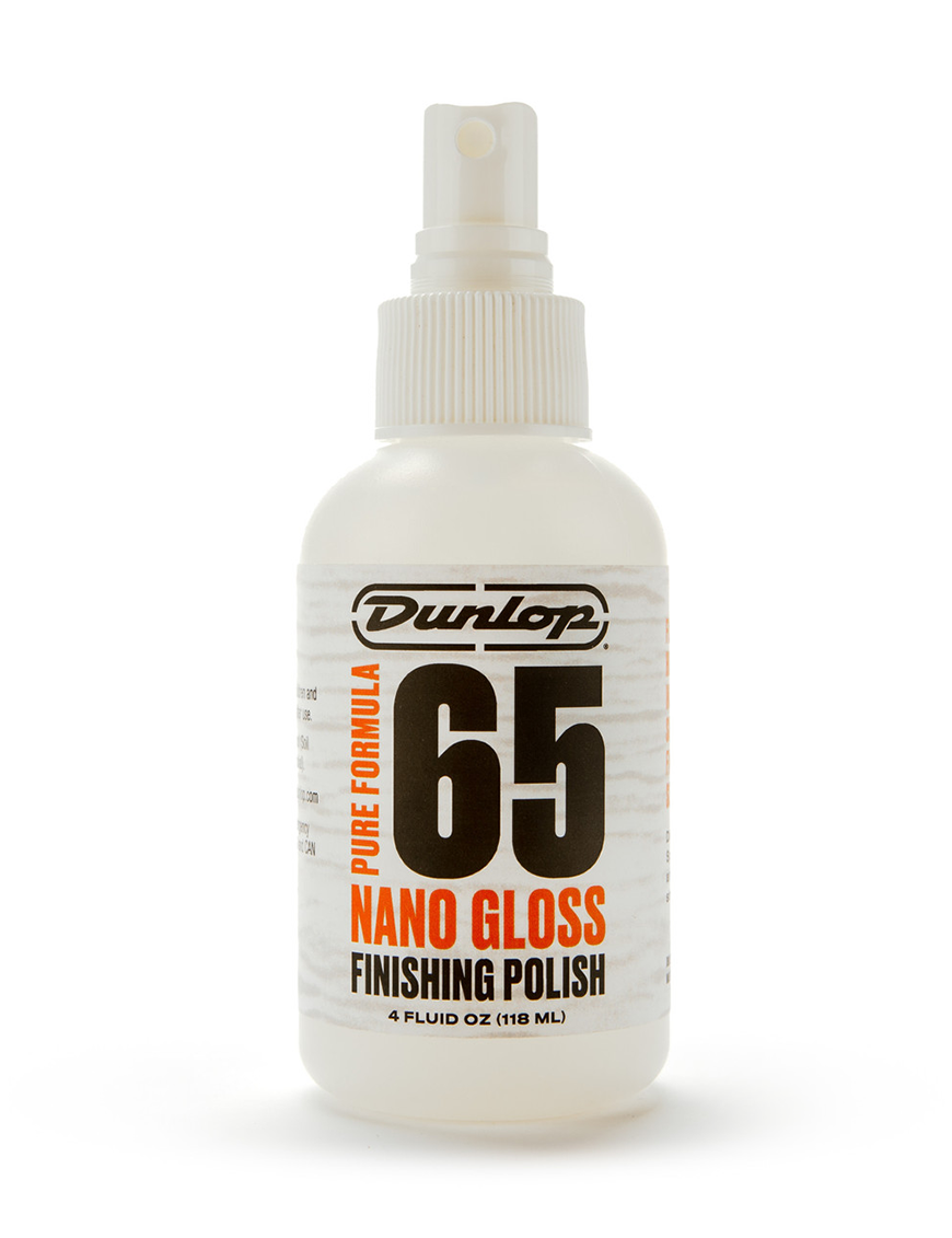 Dunlop® 6604 Limpieza Pulido Guitarra/Bajo PURE FORMULA 65™ Nano Gloss 118 ml