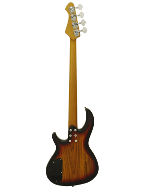 Aria® 313-JP Tributo Jaco Pastorius Bajo Eléctrico Fretless| Open-Pore Sunburst