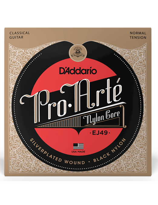 D'Addario EJ49 Pro Arté Cuerdas Guitarra Clásica Nylon Tensión Normal 28-43