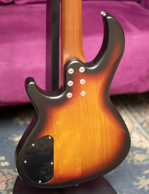 Aria® 313-JP Tributo Jaco Pastorius Bajo Eléctrico Fretless| Open-Pore Sunburst