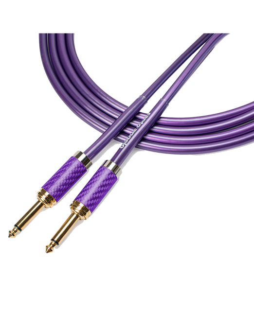 Santo Angelo® METAL DCI Purple Cable Instrumentos Plug ¼" Recto a Plug ¼" Recto OFHC | 4.57 mt