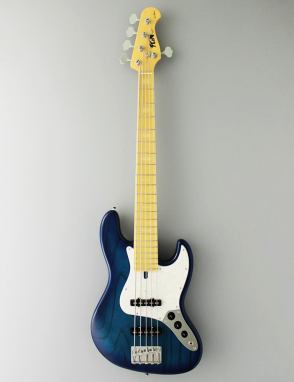 FGN® Neo Classic NJB100MBAHV Bajo Eléctrico 5 Cuerdas Funda | See-Thru Blue Burst