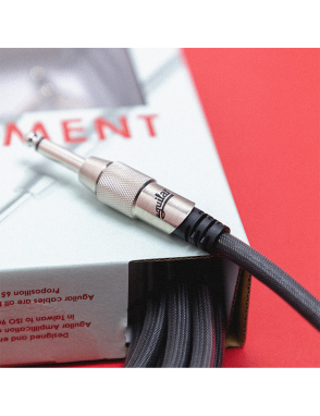 Aguilar® INST10RS Cables Instrumentos Plug ¼" Angulado A Plug ¼" Recto OFHC | 3.05 mt