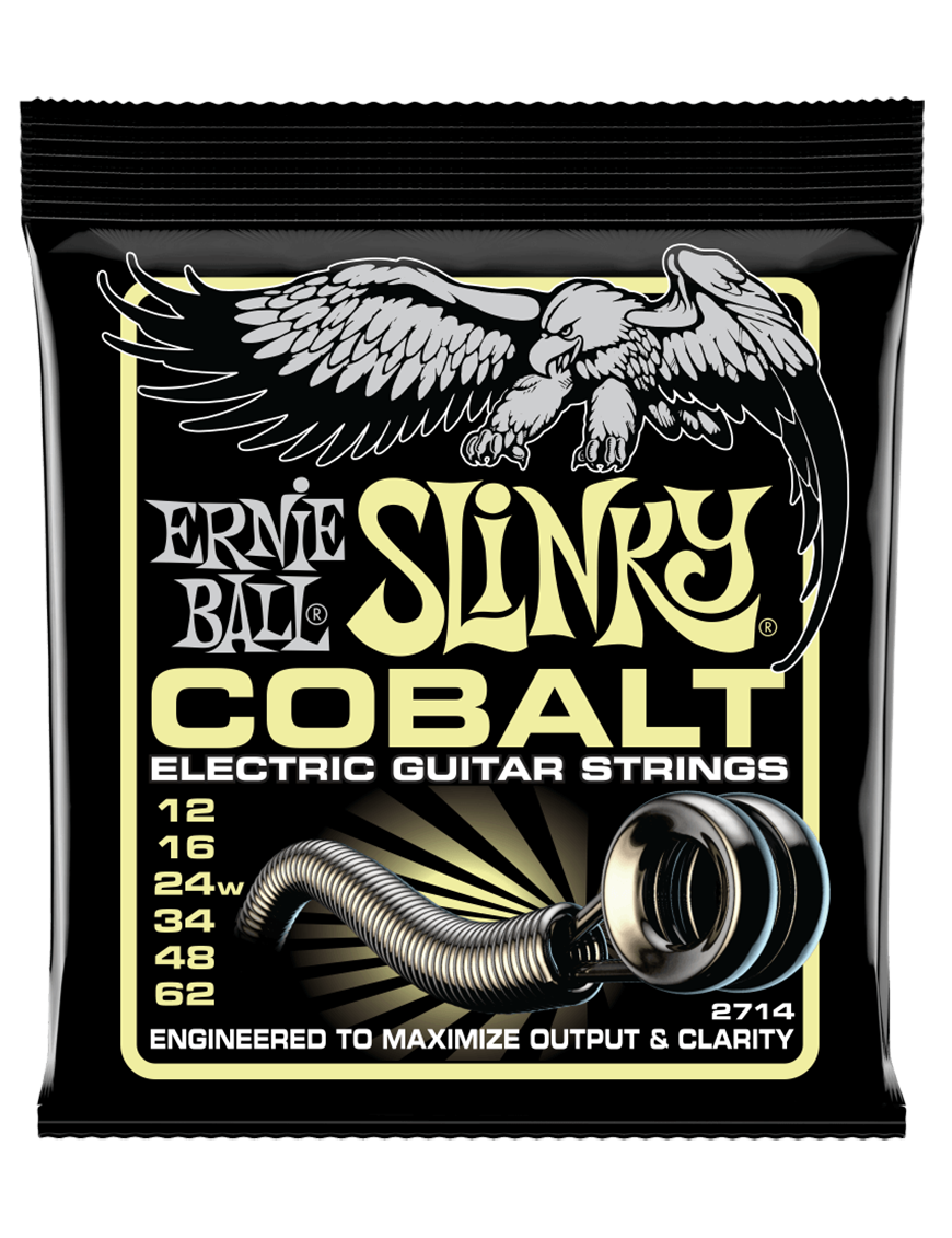 Ernie Ball® 2714 12-62 Cobalt Slinky® Cuerdas Guitarra Eléctrica Mammoth