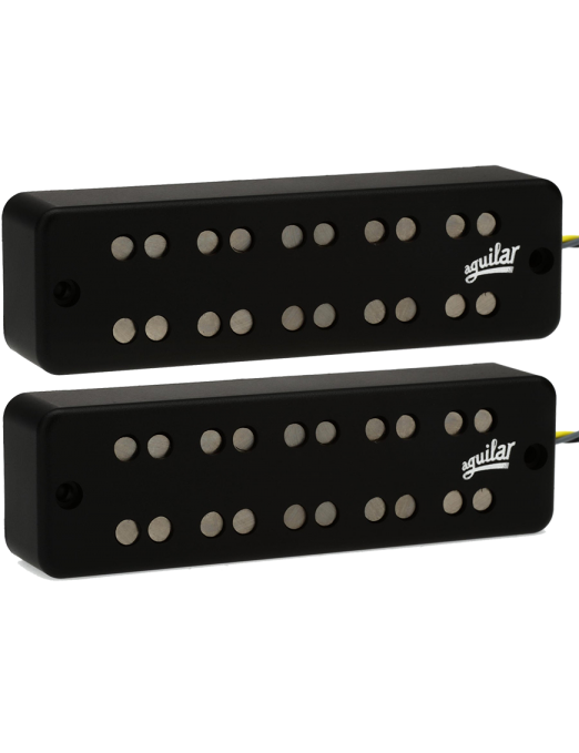 Aguilar® Cápsulas Bajo 5 Cuerdas 5SD-D2 Super Doble® Bartolini® Set: 2 Unidades