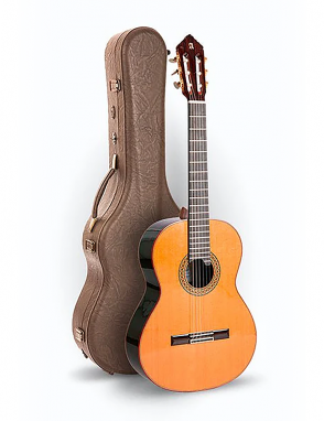 Alhambra® Premier Pro Madagascar Guitarra Clásica Nivel Pro Natural con Case