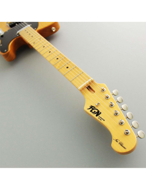 FGN® Neo Classic NTE100MAH Guitarra Eléctrica Telecaster® Funda | Vintage Natural