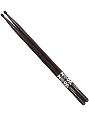NOVA by VIC FIRTH® 7A Baqueta Punta Madera Black