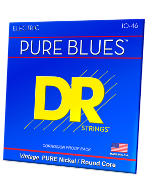 DR PURE BLUES™ 10-46 Cuerdas Guitarra Eléctrica Medium