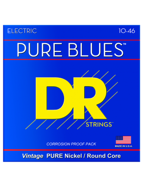 DR PURE BLUES™ 10-46 Cuerdas Guitarra Eléctrica Medium