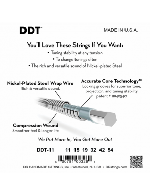 DR DDT™ 11-54 Cuerdas Guitarra Eléctrica Heavy