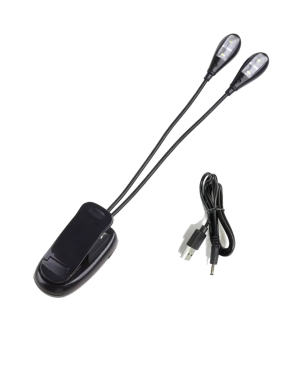 GCR® Luz Aplicaciones Música Doble Led Recargable USB