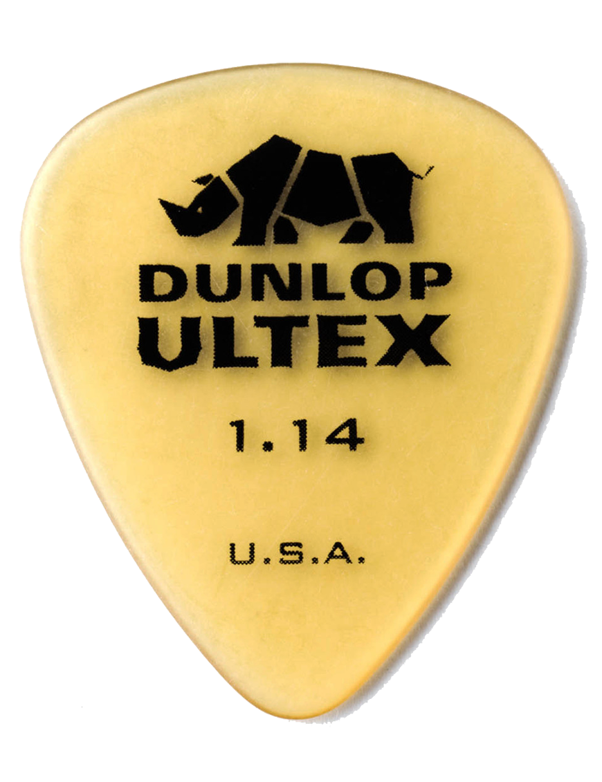 Dunlop® 433 Ultex® Sharp Uñetas Calibre: 1.14mm Miel | Bolsa:  36 Unidades