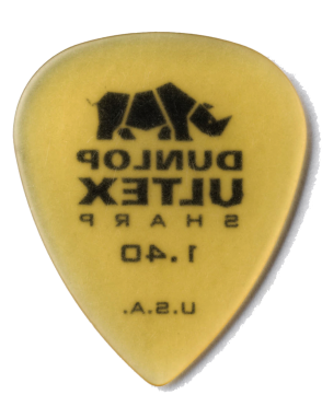Dunlop® 433 Ultex® Sharp Uñetas Calibre: 1.4mm Miel | Bolsa:  36 Unidades
