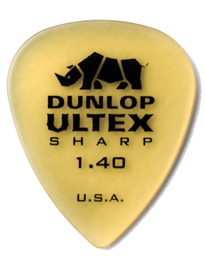 Dunlop® 433 Ultex® Sharp Uñetas Calibre: 1.4mm Miel | Bolsa:  36 Unidades