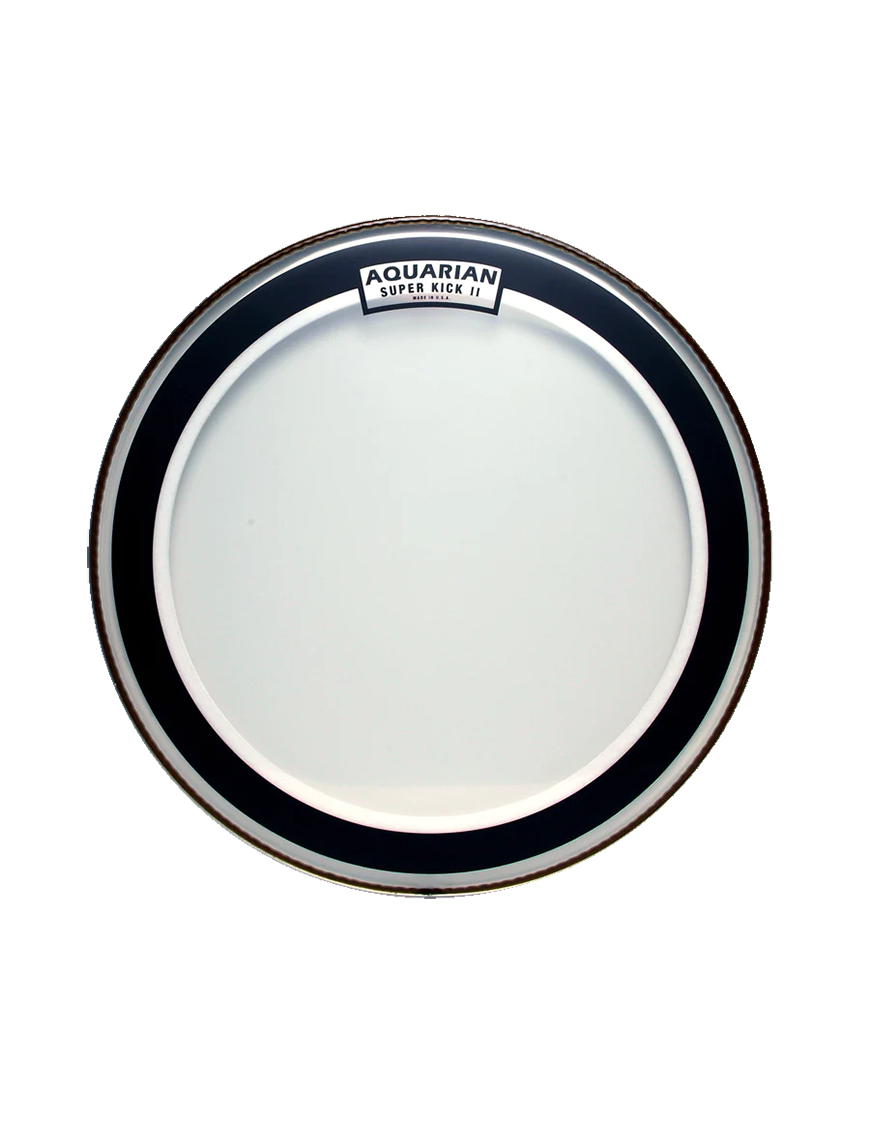 Aquarian Drumheads® SKII-16 SUPER KICK II™ Parche Bombo 16" Clear