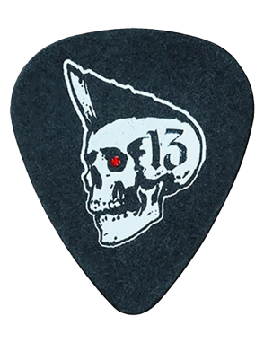 Dunlop® Lucky 13 Uñetas Tortex® 10 Psychobilly Calibre: .73mm | Bolsa: 24 Unidades