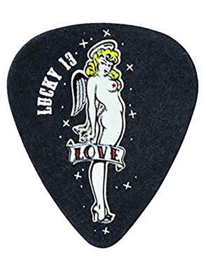 Dunlop® Lucky 13 Uñetas Tortex® 09 Love Girl Calibre: 1.0mm | Bolsa: 24 Unidades